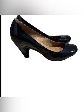 Clarks Women's Adriel Viola Dress Pumps Black Size 10 Leather Upper